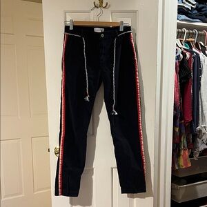 Sundy Navy Corduroy Pants